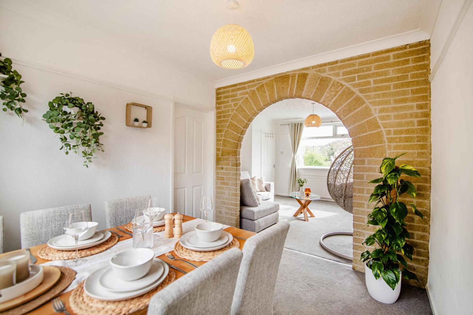 Serene Boho Retreat: White Oak Charm House 7Ppl Sheffield Esterno foto